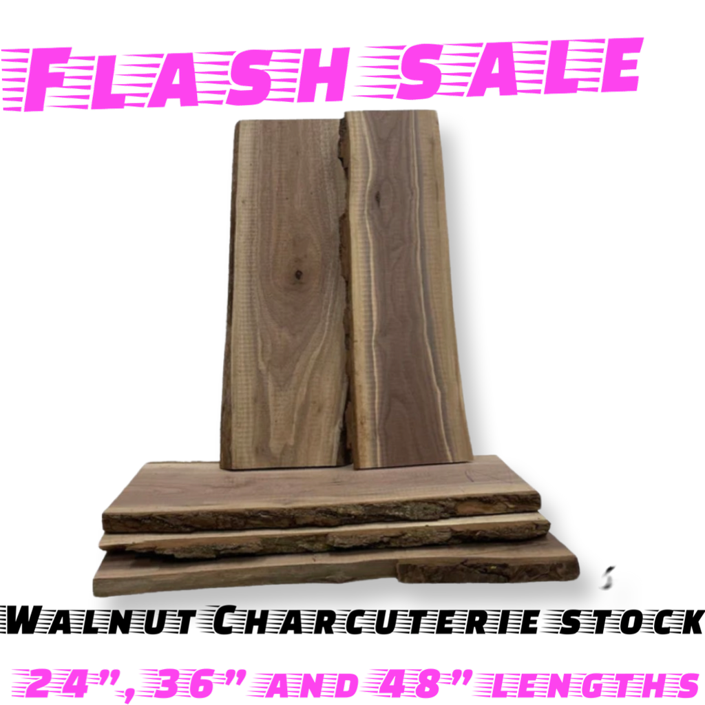 Flash Sale - 5 Pack (Premium) DIY Walnut Charcuterie boards