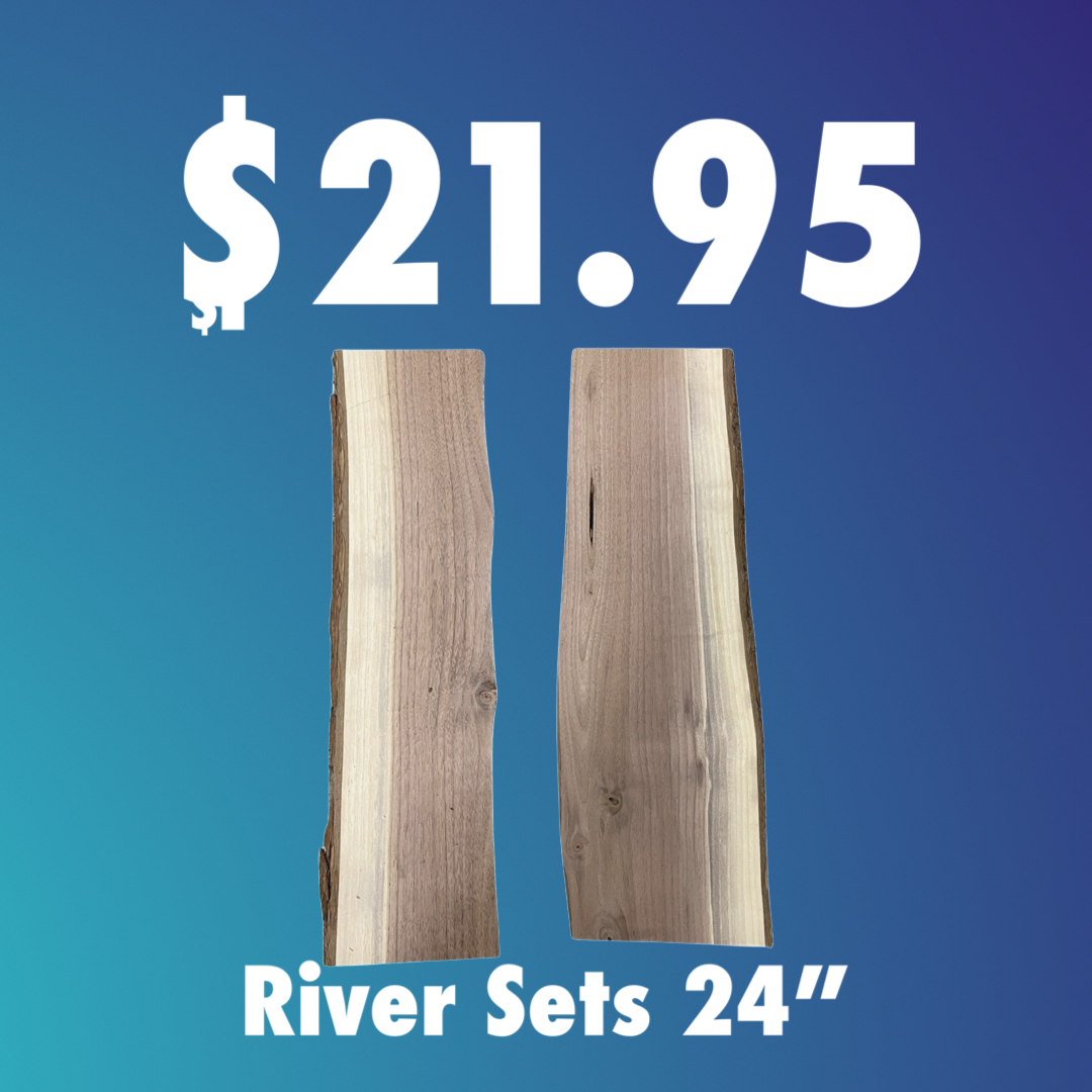 Walnut River Sets 24" DIY charcuterie boards stoneycreekwoodsupply